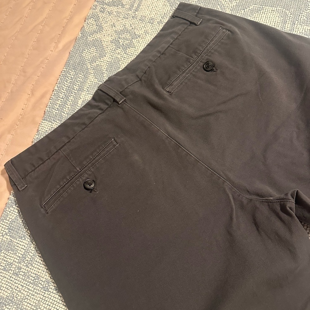 TAYLRD Men’s Dark Green/Grey Tech Chinos Sz 35x32 - Picture 6 of 7